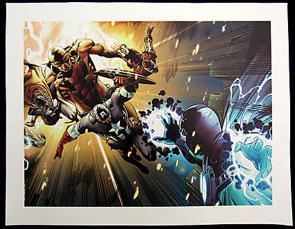CAPTAIN AMERICA: MAN OUT OF TIME #5 Giclee Comic Art