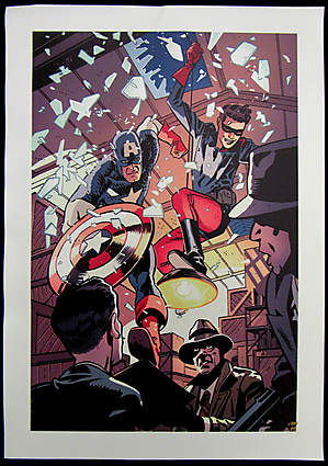 CAPTAIN AMERICA AND BUCKY #621 Giclee Comic Art