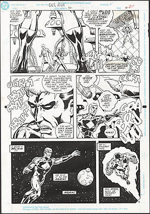 CAPTAIN ATOM (1987) #52 Interior Page Comic Art