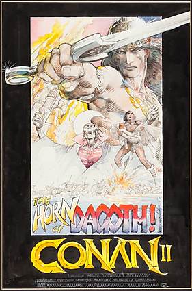 Barry Windsor Smith - CONAN MOVIE POSTER ART #1 Painting Comic Art