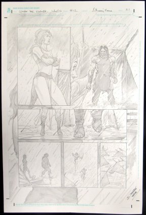 CONAN THE SLAYER #12 Interior Page Comic Art