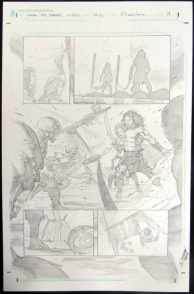 CONAN THE SLAYER #12 Interior Page Comic Art