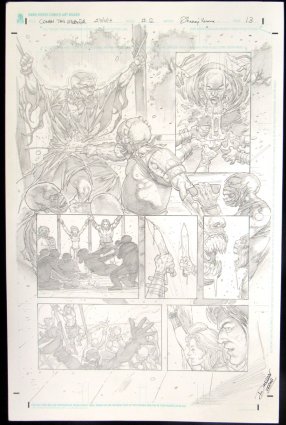 CONAN THE SLAYER #12 Interior Page Comic Art