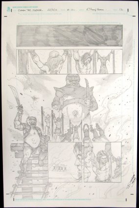 CONAN THE SLAYER #12 Interior Page Comic Art