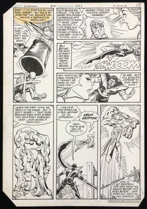 Carmine Infantino - DARING NEW ADVENTURES OF SUPERGIRL #9 Interior Page Comic Art