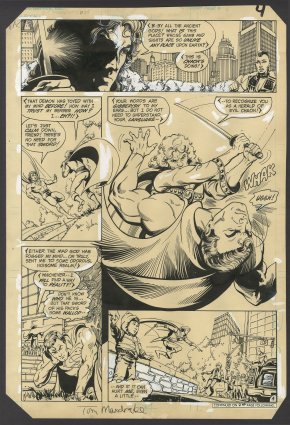 Tom Mandrake - DC COMICS PRESENTS (1978-86) #75 Interior Page Comic Art