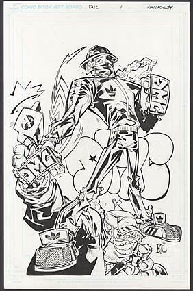 Ken Lashley - DMC #1 Cover Comic Art