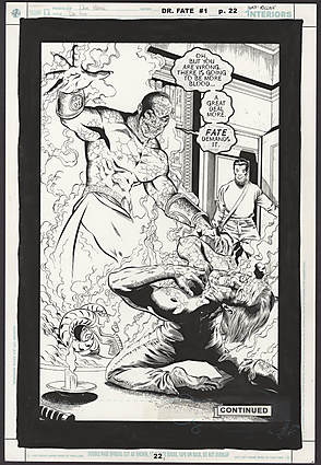 Prentis Rollins - DOCTOR FATE (2003) #1 Splash Page Comic Art