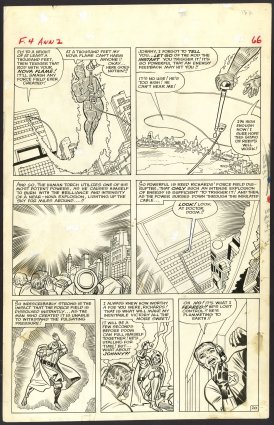 Kirby, Jack - FANTASTIC FOUR ANNUAL (1963-94) #2 Interior Page Comic Art