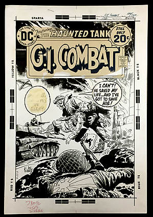 Joe Kubert - G.I. COMBAT (1957-87) #174 Cover Comic Art