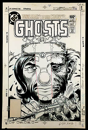 Joe Kubert - GHOSTS (1971-82) #107 Cover Comic Art
