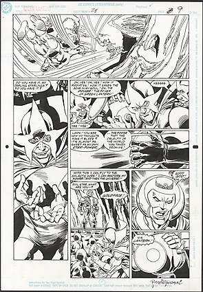 M. D. Bright - GREEN LANTERN (1990-2004) #28 Interior Page Comic Art
