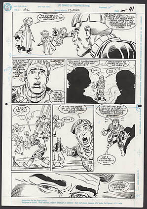 M. D. Bright - GREEN LANTERN (1990-2004) #13 Interior Page Comic Art