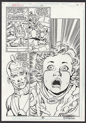 M. D. Bright - GREEN LANTERN (1990-2004) #39 Interior Page Comic Art