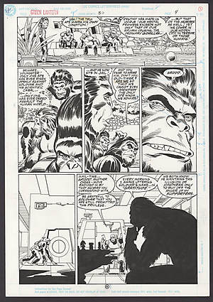 M. D. Bright - GREEN LANTERN (1990-2004) #30 Interior Page Comic Art