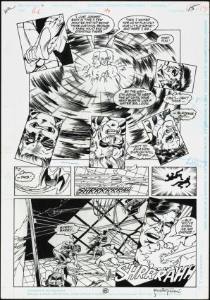 Claude St. Aubin - GREEN LANTERN (1990-2004) #40 Interior Page Comic Art