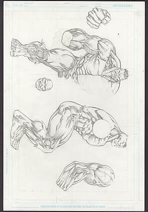 Ken Lashley - INCREDIBLE HULK #0 Merchandising Art Comic Art