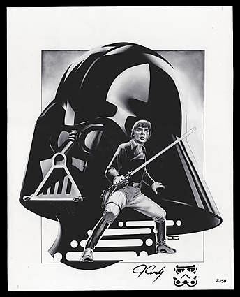 JOHN CASSADAY'S SKYWALKER #2 Litho Comic Art