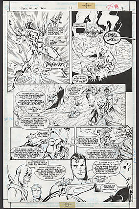 LEGENDS OF THE DC UNIVERSE #13 Interior Page Comic Art