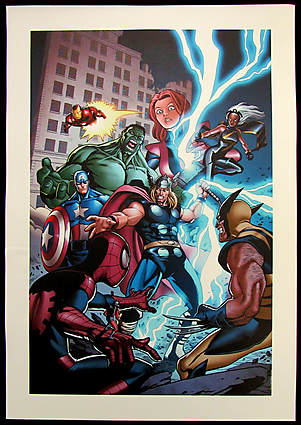 MARVEL ADVENTURES THE AVENGERS (2006-09) #31 Giclee Comic Art