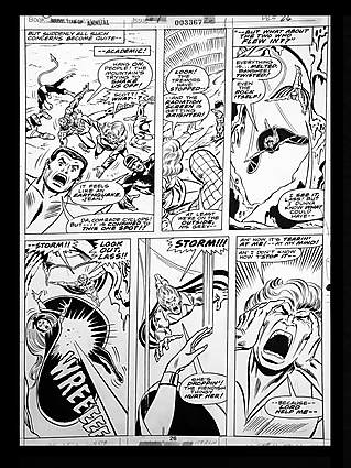 MARVEL TEAM-UP ANNUAL (1976-82) #1 Interior Page Comic Art