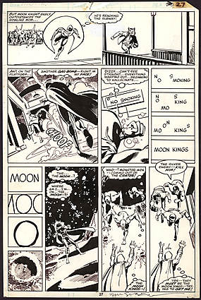 MOON KNIGHT #7 Interior Page Comic Art