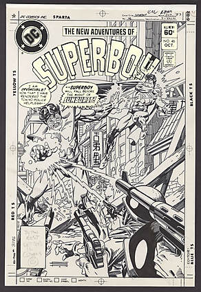 NEW ADVENTURES OF SUPERBOY, THE (1980-84) #46 Cover Comic Art