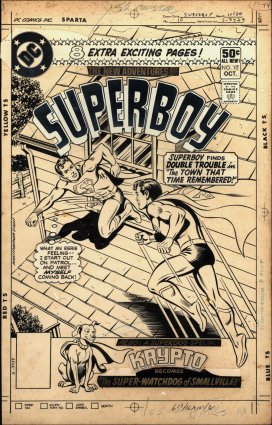 NEW ADVENTURES OF SUPERBOY, THE (1980-84) #10 Cover Comic Art