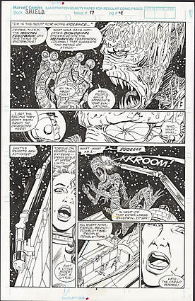 NICK FURY, AGENT OF SHIELD (1989-93) #17 Interior Page Comic Art