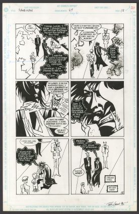 Marc Hempel - SANDMAN (1989-96) #67 Interior Page Comic Art