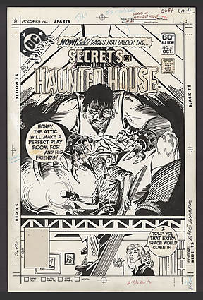 Joe Kubert - SECRETS OF HAUNTED HOUSE (1975-82) #41 Cover Comic Art