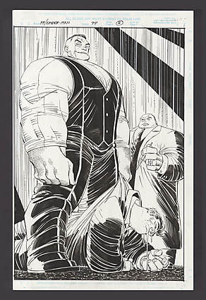 John Romita Jr. - SPIDER-MAN (1990-98) #94 Splash Page Comic Art