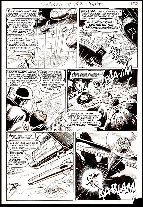 Wally Wood - SUPERBOY #159 Interior Page Comic Art