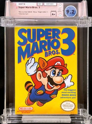 SUPER MARIO BROS. 3 (NINTENDO NES) WATA 9.2 A SEALED