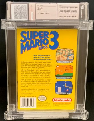 SUPER MARIO BROS. 3 (NINTENDO NES) WATA 9.2 A SEALED