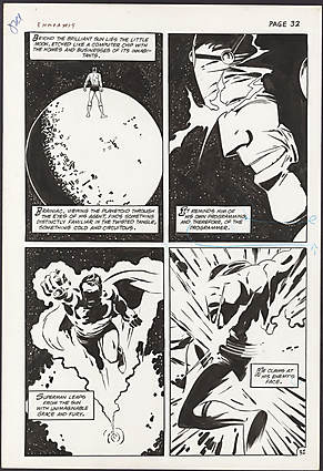 Keith Giffen - SUPERMAN QUARTERLY #19 Interior Page Comic Art