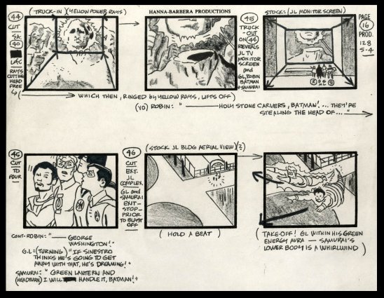 ComicConnect - SUPER FRIENDS STORYBOARD Art - Animation
