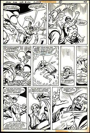 Ken Landgraf - SUPERMAN FAMILY #190 Interior Page Comic Art