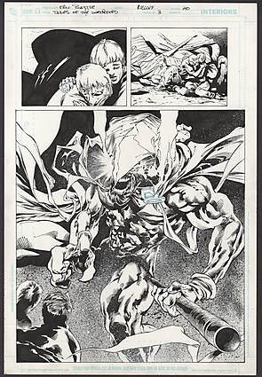 Prentis Rollins - TALES OF THE UNEXPECTED (2006-07) #3 Half Splash Comic Art