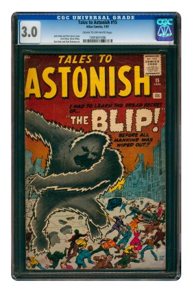 TALES ＯＦＴＯＭＯＲＲＷ　ＮＯ6 ComicConnect - TALES TO ASTONISH (1959-68) #15 - CGC G/VG: 3.0