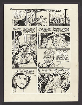 Russ Manning - TARZAN AND THE BEAST MASTER #0 Interior Page Comic Art