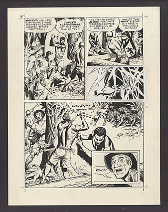 Russ Manning - TARZAN AND THE BEAST MASTER #0 Interior Page Comic Art