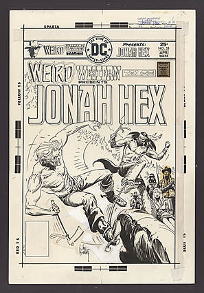 Joe Kubert - WEIRD WESTERN TALES #33 Cover Comic Art